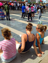 铁木真挑战赛落幕  观日落欣赏彩虹美景