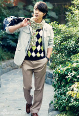 组图：韩星尹相铉全新服装写真 春意盎然温暖阳光