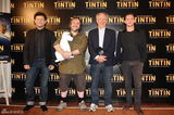 组图：斯皮尔伯格彼得杰克逊宣传《丁丁历险记》