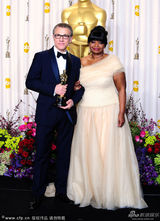 组图：奥斯卡后台-克里斯托弗-瓦尔兹低调亮相