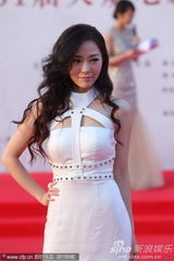 组图：张靓颖亮相百花红毯 白色长裙性感抢镜