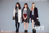 组图：TEENTOP金娜英等亮相品牌冬季时装展
