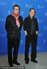 幻灯图：《三枪》柏林记者会 张艺谋孙红雷亮相