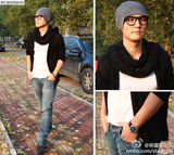 组图：明星爱街拍第七期之开衫毛衣VS复古衬衫