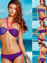 组图：丹麦甜心妮娜明艳比基尼写真风情万种