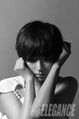 组图：万茜时尚写真飒爽短发别有风韵