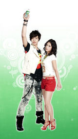 高清组图：金贤重朴信惠代言 绿意盎然清凉冰爽