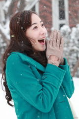 高清：《娱乐没有圈》韩雪雪景写真唯美似童话