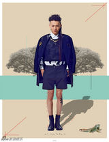 组图：张玮色彩写真曝光 搞怪玩转时尚