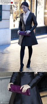 明星爱街拍第22期：经典基本款终极简约黑白色