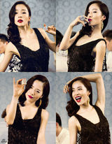 组图：江一燕登《芭莎》华丽绽放 演绎豪门风情