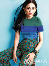 组图：娜扎登杂志封面 清新靓丽唯美动人