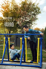 明星爱街拍：郭涛与石头 爸爸去哪儿？去街拍！