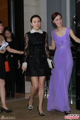 组图：李亚鹏离婚后香港露笑容 刘嘉玲贵妇装扮