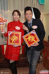 组图：陈敏之被预言蛇年有喜 开心承诺怀孕必生