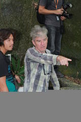 组图：刘嘉玲陈坤新片《过界》探班