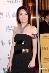 幻灯图集：杨千嬅黑礼服妩媚出镜 尽显熟女风韵