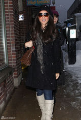 高清图：比尔-盖茨与奥立薇娅共赴圣丹斯电影节