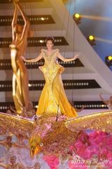 组图：金鹰女神刘诗诗空降现场金裙耀眼