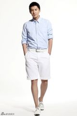 组图：张天其清秀写真曝光 举手投足显清新气质