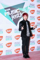 高清图：SuperJunior等歌手参加MBC music成立庆典