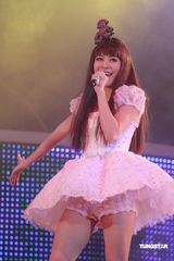 组图：江若琳个唱换多款性感装 与男伴贴身热舞