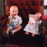 组图：迈克尔-杰克逊罕见家庭照温馨抱娃