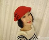 组图：65岁潘迎紫戴小红帽粉嫩 网友赞天山童姥