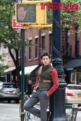 组图：韩星高修纽约时尚写真展自在休闲魅力