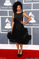 组图：格莱美红毯群星纷纷亮相星光熠熠