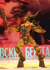 组图：俄罗斯人体彩绘大赛 裸模身姿妖娆