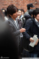 幻灯图集：木村拓哉上海拍戏 林志玲一闪而过