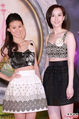 组图：20位候选港姐首晤传媒 佳丽现场展风姿