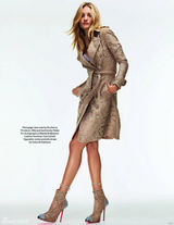 组图：变女郎罗茜-汉丁顿《ELLE》大片玉腿秀场