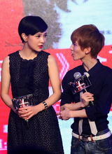 组图：《小时代》北京首映 郭敬明带剧组亮相