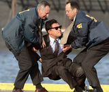 组图：《华尔街之狼》片场 FBI力擒莱昂纳多