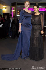 组图：《生命的火花》首映 莎尔玛-海雅克高贵现身