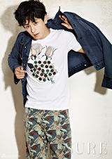 组图：韩星林周焕拍写真 四风格演绎休闲时尚