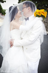 组图：傅淼纯美婚纱照曝光 结束八年恋爱长跑