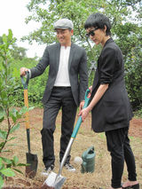 高清：周迅非洲探访联合国总部 环保外交走出国门