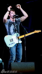 组图：詹姆斯-布朗特北京演唱会