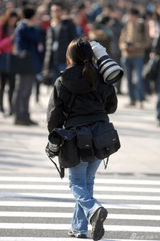 组图：两会花絮之镜头里的记者百态