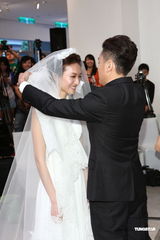 组图：纪文蕙大婚性感露半球 曾之乔杨佑宁也想婚