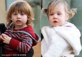 幻灯图集：盘点好莱坞明星宝宝 可爱娃娃对对碰