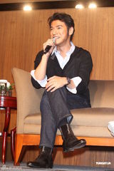 组图：《武侠》台湾举行记者会 金城武否认绯闻