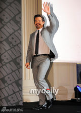 组图：威尔斯密斯出席《黑衣人3》韩国发布会