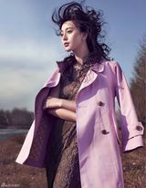 组图：范冰冰登《ELLE》封面 称柔弱只给自己看