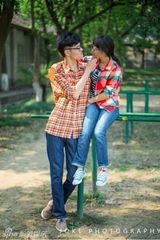 组图：情侣身高相差44厘米 创最萌身高差记录