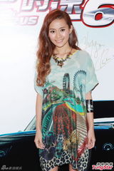 组图：《狂野时速6》港首映 JessicaC露背性感