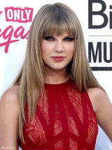 组图：泰勒-斯威夫特红裙亮相公告牌音乐大奖